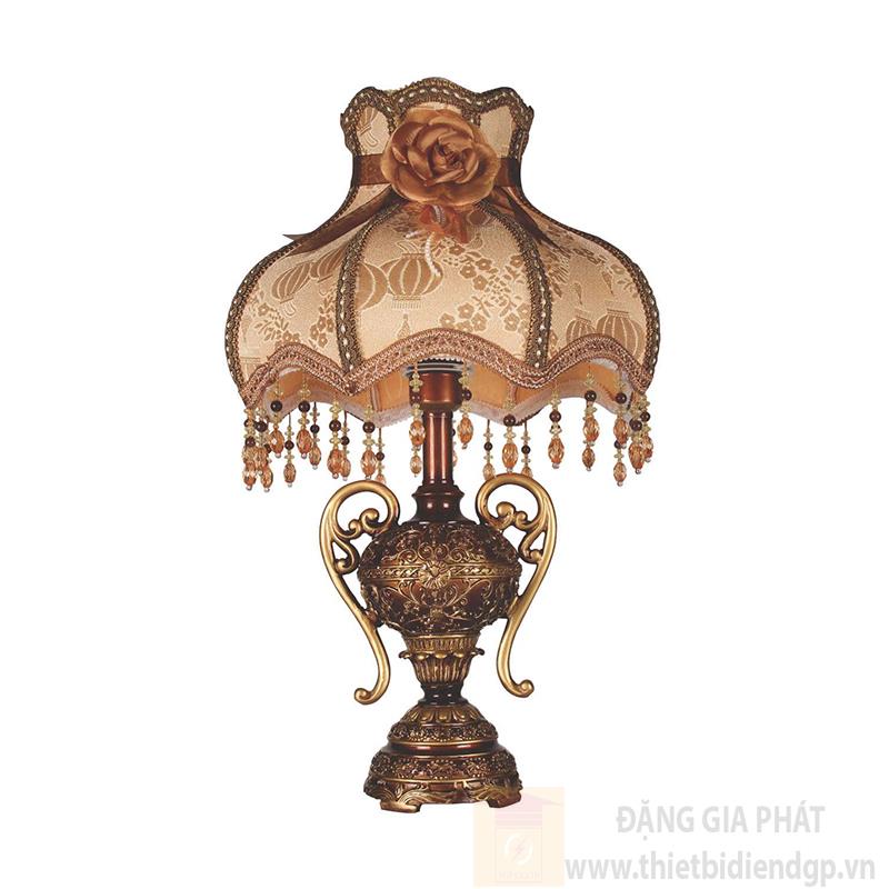 Đèn ngủ trang trí, đồng cao cấp Ø360*H570, Dimer E27*1 lamp